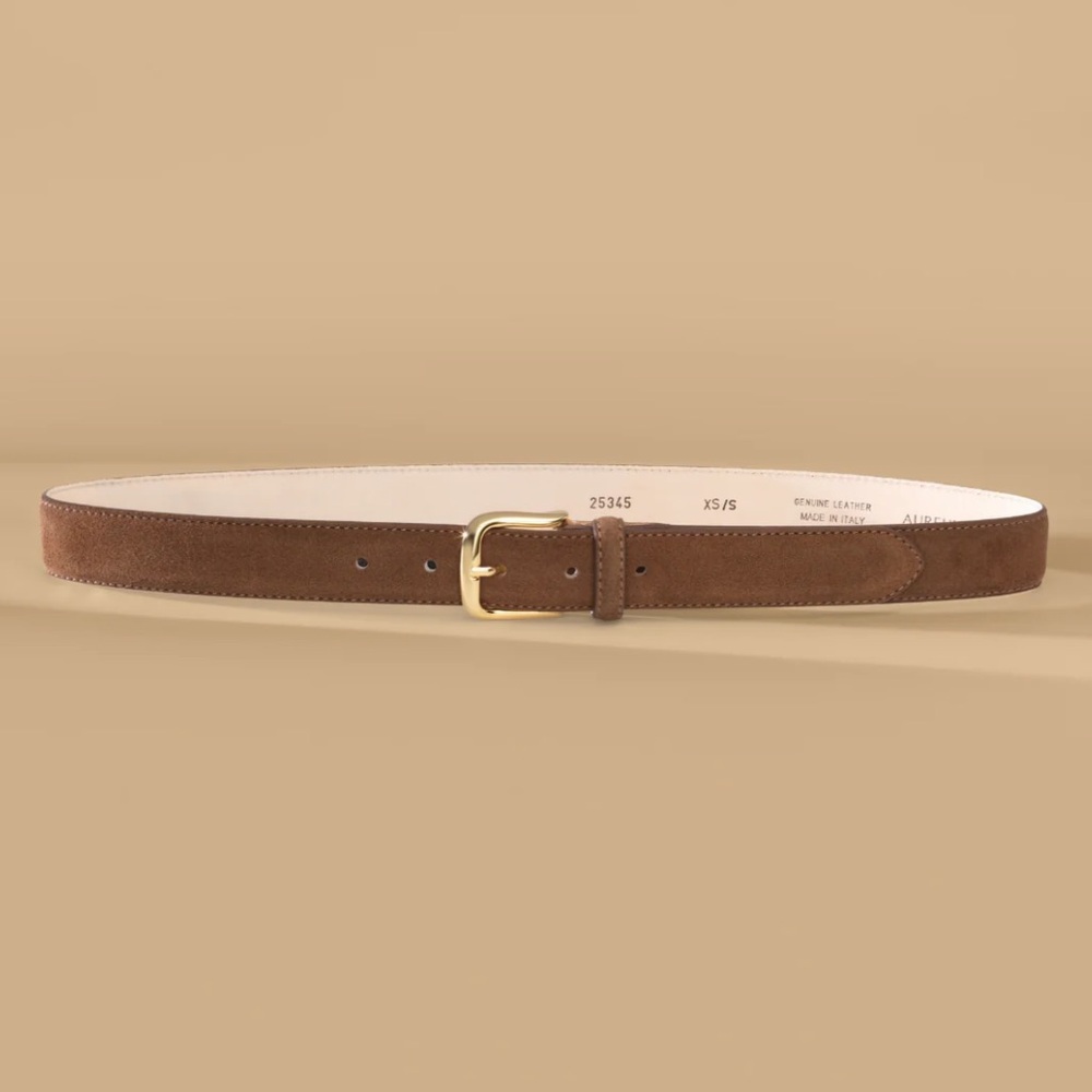 Aureum No. 4 Belt in Chocolate/Gold